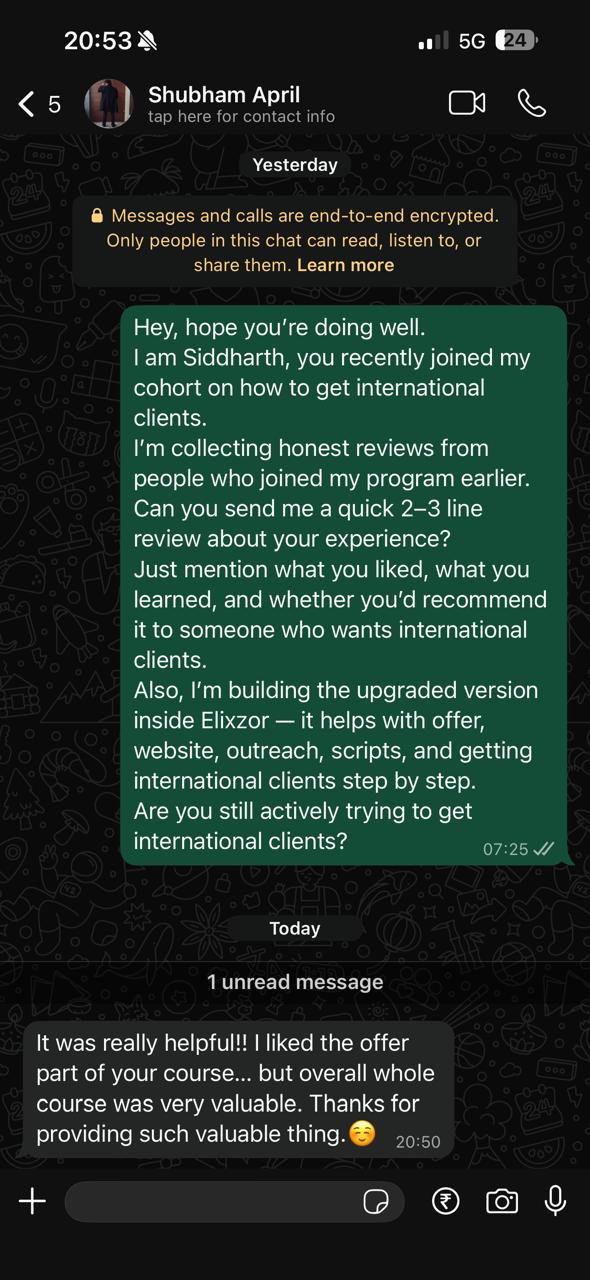 Testimonial
